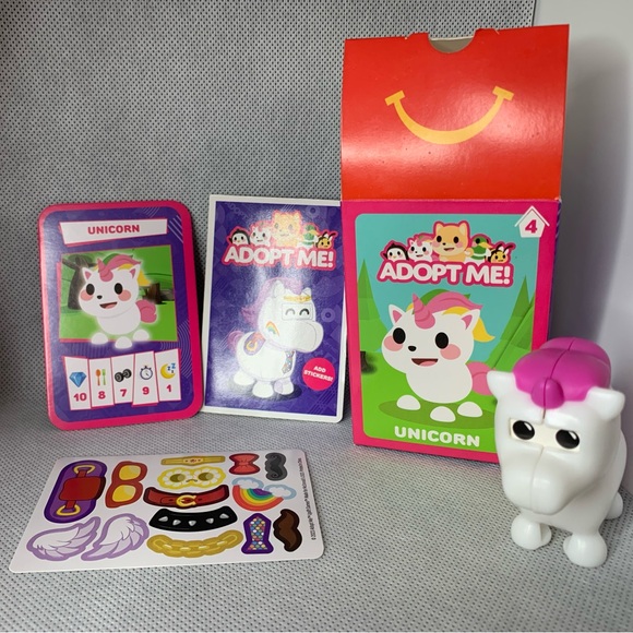 3/$10 McDonald’s Adopt Me - A Unicorn - #4 - Picture 1 of 5